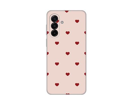 Silikonska futrola PRINT - Samsung A175 Galaxy A17 Beige Hearts.