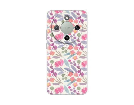 Silikonska futrola PRINT - Huawei Honor Magic 8 Lite Watercolor Flowers.