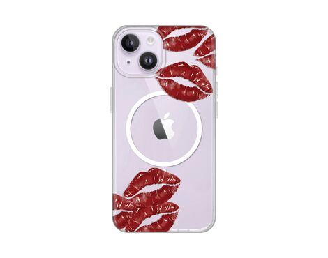 Futrola print Magsafe - iPhone 13/14 6.1 Kisses.