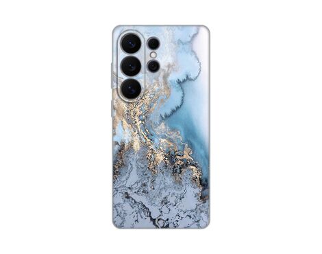 Silikonska futrola PRINT - Samsung S948 Galaxy S26 Ultra Blue Gold Marble.