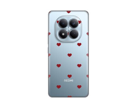 Silikonska futrola PRINT - Xiaomi Redmi Note 15 Pro 4G Red Hearts.
