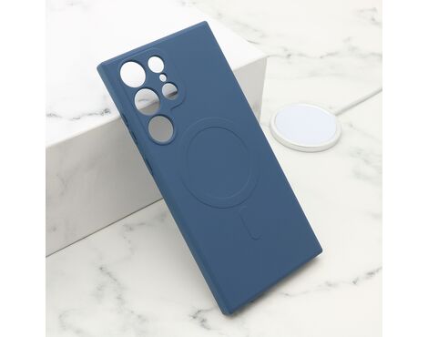 Futrola VELVET TOUCH MagSafe - Samsung Galaxy S23 Ultra plava (MS).
