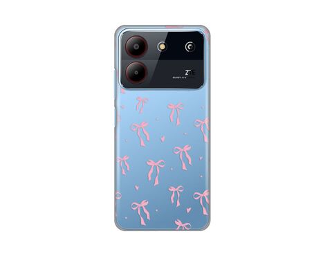 Silikonska futrola PRINT Skin - ZTE Blade A54 Cute Bow.