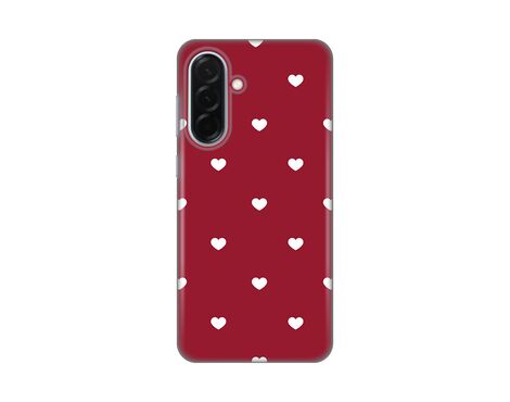 Silikonska futrola PRINT Skin - Samsung A366 Galaxy A36 5G Burgundy Hearts.