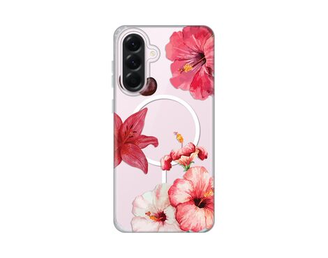 Futrola print Magsafe - Samsung A576 Galaxy A57 Hibiscus.
