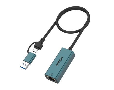 Adapter USB na Ethernet RJ45 (zenski) 100Mbps 12cm (OTN-UE106) Onten (MS).
