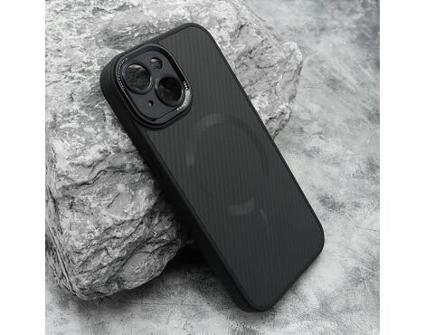 Futrola CARBON MagSafe - iPhone 15 crna (small camera) (MS).