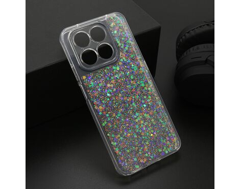 Futrola CRYSTAL GLOW - Huawei Honor X7d/Honor Smart 400 4G srebrna (MS).