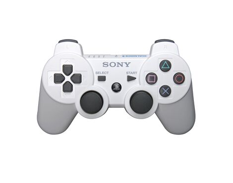 DualShock 3 Joypad for PS3 Ceramic white (beli) ORG (MS).