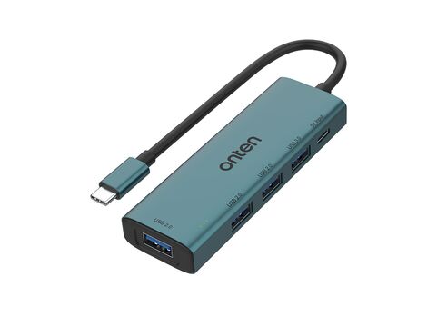 Hub USB Type-C sa 4 porta (3x USB 2.0 + 1x USB 3.0) 16cm (OTN-UC119) Onten (MS).