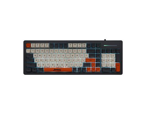 Tastatura gejmerska LED Light Keyboard K32C crna JEDEL (MS).