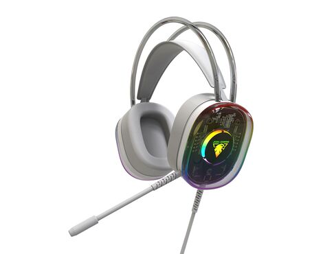 Slusalice gejmerske RGB - mikrofonom GH580 sive JEDEL (MS).