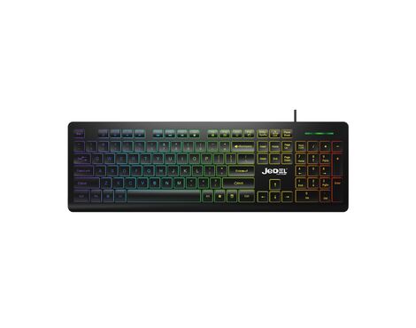Tastatura gejmerska LED Light Keyboard K510 crna JEDEL (MS).