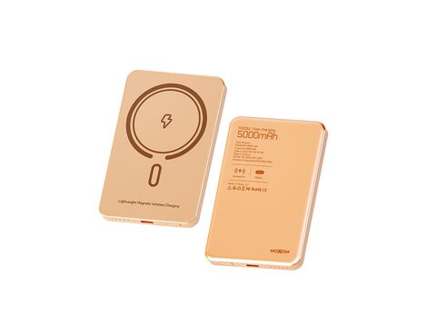 Univerzalna Back Up Baterija Magsafe Moxom MX-PB172 SCP 22.5W + PD 20W 5000mAh zlatni (MS).