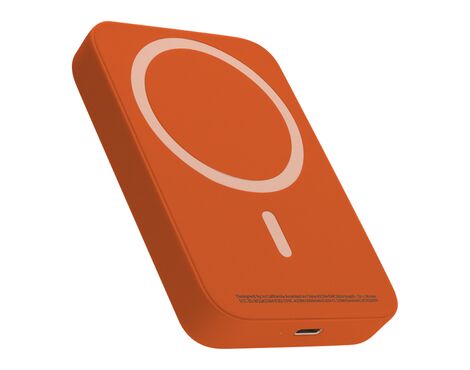 Univerzalna Back Up Baterija MagSafe 15W 5000 mAh narandzasti (MS).