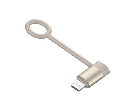 Adapter LDNIO LC270 Lightning na Type C zlatni.
