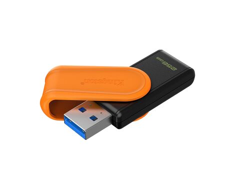 Kingston Data Traveler DTXS USB flash memorija 256GB 3.2 crno-narandzasta.