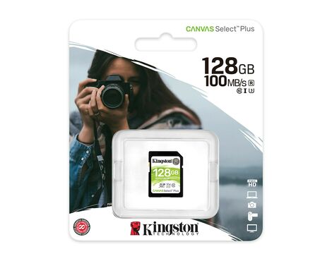 Memorijska kartica Kingston Select Plus SD 128GB SDS2/128GB Class 10 UHS U1 100MB/s (MS).