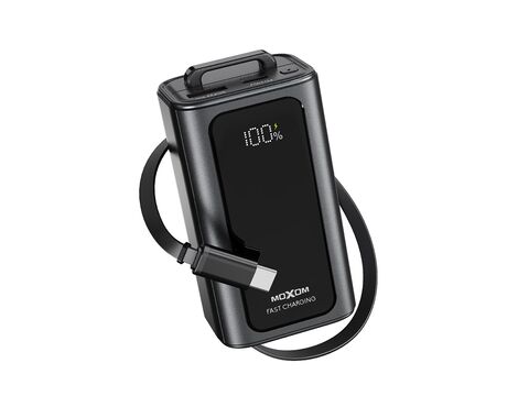 Univerzalna Back Up Baterija Moxom MX-PB166 Hurricane PD 20W + QC 22.5W 10000mAh crni (MS).