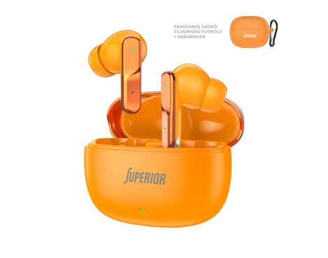 Slusalice bluetooth Superior X Master 2 ENC narandzaste (MS).