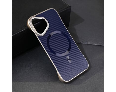 Futrola Magsafe Carbon - iPhone 16 6.1 plava.