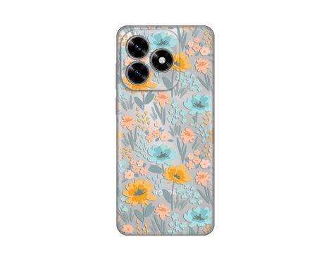 Silikonska futrola PRINT Skin - Huawei Honor X5c Plus Lovely Flowers.