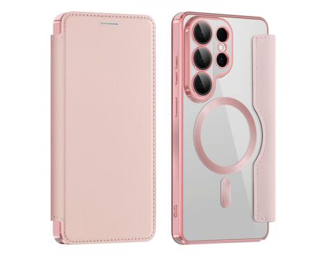 Futrola Magsafe Lux na preklop - Samsung S948 Galaxy S26 Ultra roze.