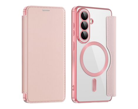 Futrola Magsafe Lux na preklop - Samsung A376 Galaxy A37 roze.