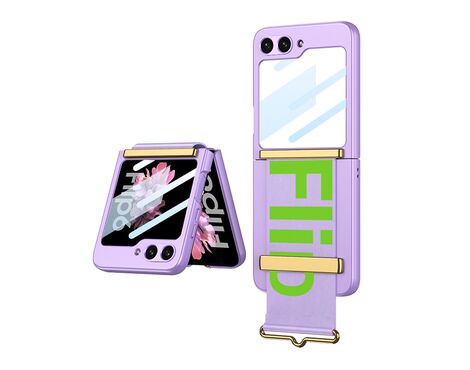 Futrola STRAP CASE - Samsung F741B/F761B Galaxy Z Flip 6 5G/Z Flip 7 FE 5G ljubicasta (GKK case) (MS).