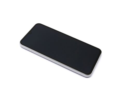 LCD displej (ekran) - Samsung Galaxy A34 5G 5G + Touch screen + frame silver Full ORG EU (GH82-31200B/31201B) (MS).