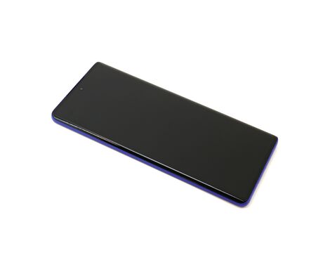 LCD displej (ekran) - Motorola Moto G85/Edge 50 Fusion 5G + Touch screen + frame Marshmallow Blue OLED ORG (MS).