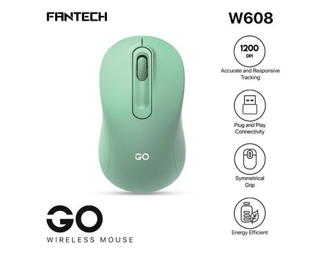 Mis Wireless Fantech W608 GO zeleni.