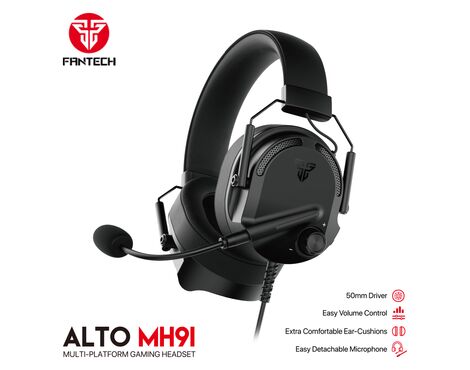 Slusalice Gaming Fantech MH91 Alto crne.