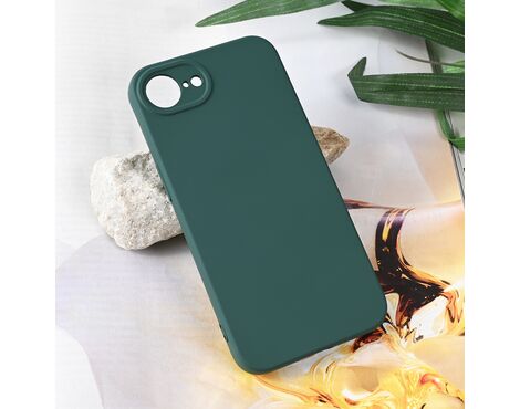 Futrola Teracell Soft Velvet - iPhone 16e/17e 6.1 tamno zelena.