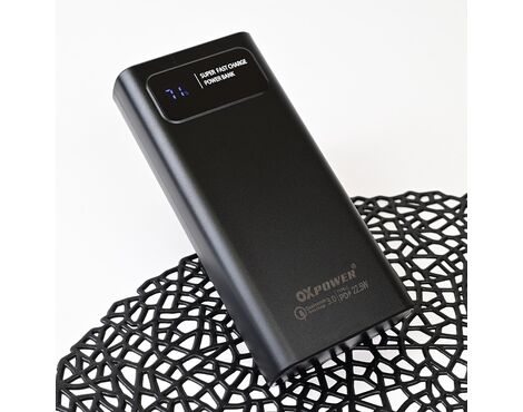 Univerzalna Back Up Baterija prenosiva baterija Oxpower PD21 20000mAh crna.