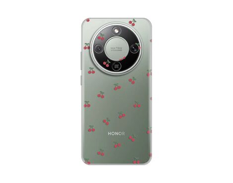 Silikonska futrola PRINT Skin - Huawei Honor Magic 8 Lite Little Cherry.