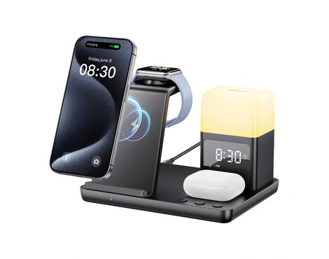 Desktop drzac - mobilni telefon Z18 6u1 (wireless punjac za mobilni telefon, slusalice i Apple sm.