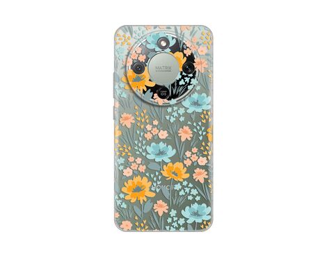 Silikonska futrola PRINT Skin - Huawei Honor Magic 8 Lite Lovely Flowers.