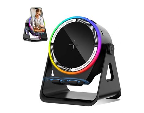 Bluetooth zvucnik JWD crni RGB.