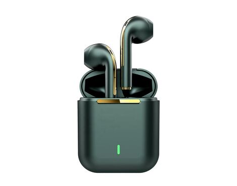 Bluetooth slusalice Airpods Earbuds J18 metalik zelene.