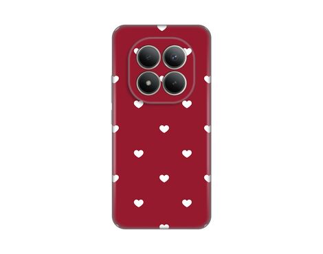 Silikonska futrola PRINT Skin - Xiaomi Redmi Note 15 Pro Plus 5G Burgundy Hearts.