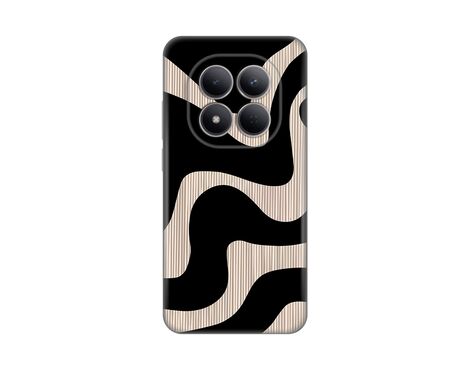 Silikonska futrola PRINT Skin - Xiaomi Redmi Note 15 Pro 5G black (crni) Flow.