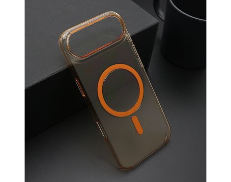 Futrola AMBER providna MagSafe - iPhone 17 Air narandzasta (MS).