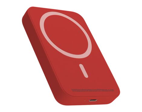 Univerzalna Back Up Baterija MagSafe 15W 5000 mAh crveni (MS).