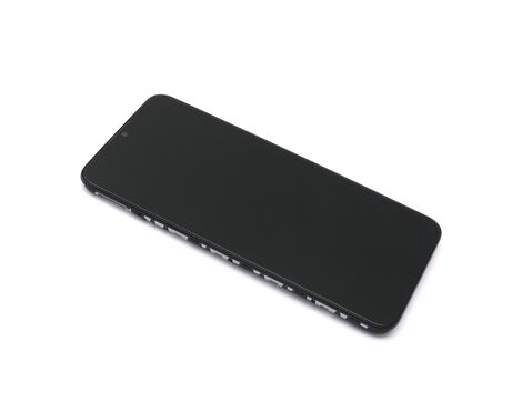 LCD displej (ekran) - Samsung A025 Galaxy A02s + Touch screen + frame black (crni) APLONG Original Material (MS).