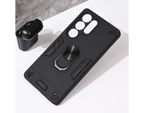 Futrola Hard Ring - Samsung S938 Galaxy S25 Ultra crna.