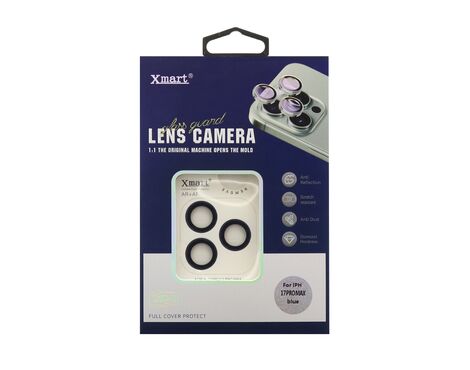 Folija - zastitu kamere X-MART OG camera film za iPhone 17 Pro (6.3)/iPhone 17 Pro Max (6.9) plava (MS).