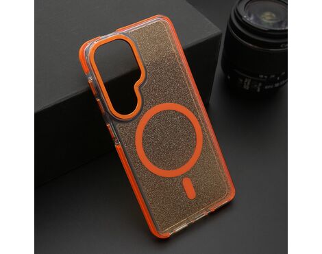 Futrola SPARKLING LOOK MagSafe - Samsung S941 Galaxy S26 5G narandzasta (MS).