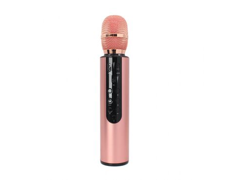 Bluetooth mikrofon M6 pink.