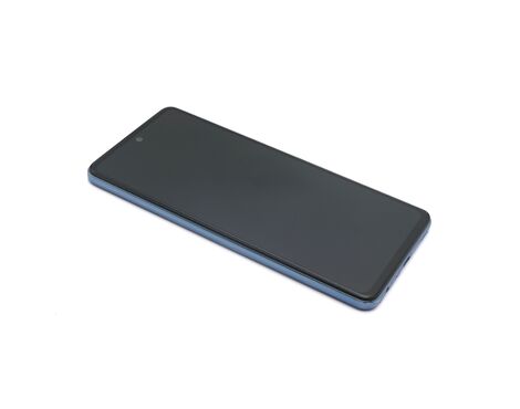LCD displej (ekran) - Samsung A525F/A526B Galaxy A52 4G/5G + Touch screen + frame blue Full ORG CHINA (MS).